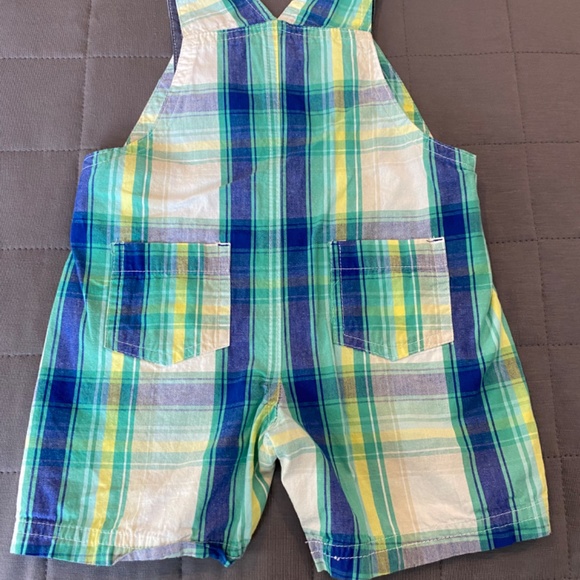 6-9M Tommy Hilfiger Baby Short Overalls - Picture 3 of 4
